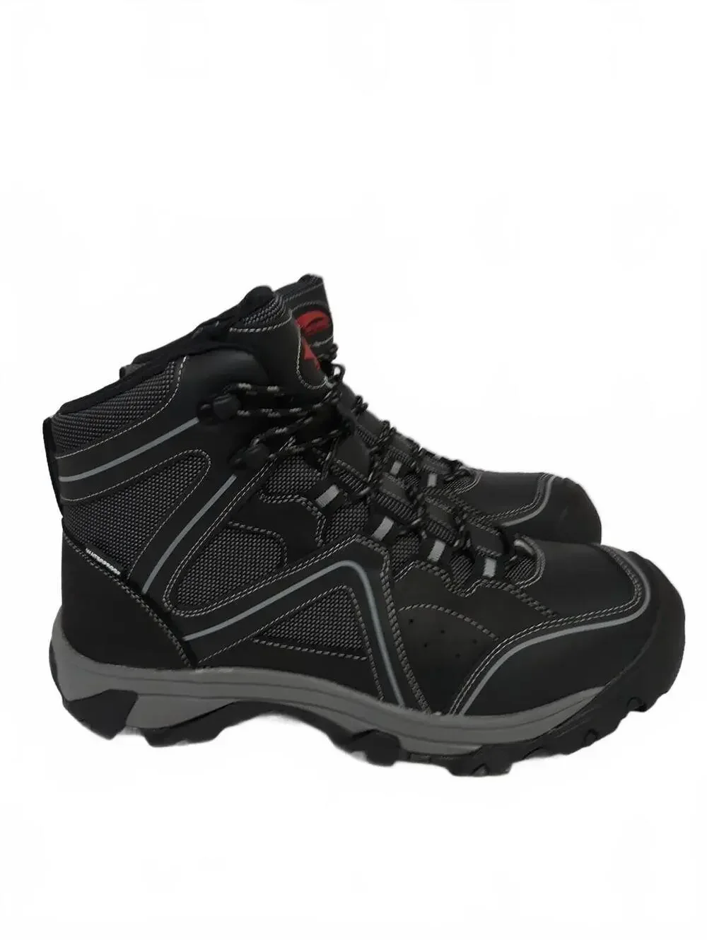 Avenger Men's Crosscut Mid Waterproof Work Boots Steel Toe Black Size 14D